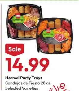 Stater Bros Hormel Party Trays offer
