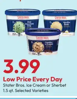 Stater Bros Stater Bros. Ice Cream or Sherbet offer