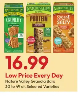 Stater Bros Nature Valley Granola Bars offer
