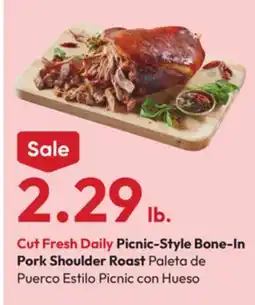 Stater Bros Picnic-Style Bone-In Pork Shoulder Roast offer