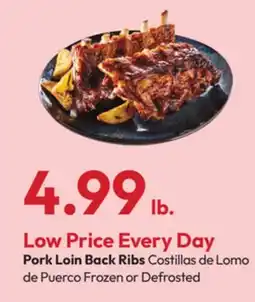 Stater Bros Pork Loin Back Ribs offer