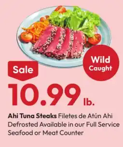Stater Bros Ahi Tuna Steaks offer