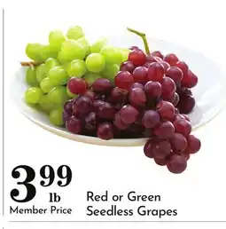 Pavilions Red or Green Seedless Grapes offer
