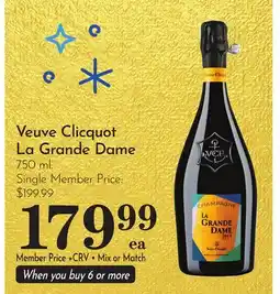 Pavilions Veuve Clicquot La Grande Dame offer
