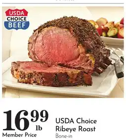 Pavilions USDA Choice Ribeye Roast offer