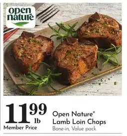 Pavilions Open Nature Lamb Loin Chops offer