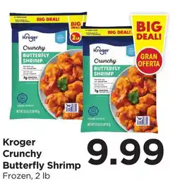 Food 4 Less Kroger Crunchy Butterfly Shrimp offer