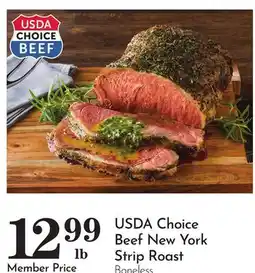 Pavilions USDA Choice Beef New York Strip Roast offer
