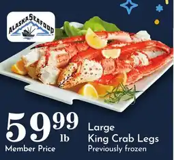 Pavilions Large King Crab Legs offer