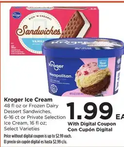 Food 4 Less Kroger Ice Cream offer