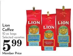 Pavilions Lion Coffee offer