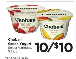 Food 4 Less Chobani Greek Yogurt offer
