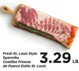 Food 4 Less Fresh St. Louis Style Spareribs offer