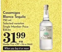 Pavilions Casamigos Blanco Tequila offer