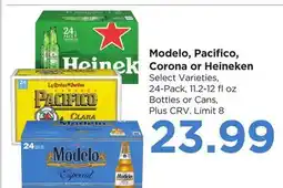 Food 4 Less Modelo, Pacifico, Corona or Heineken offer