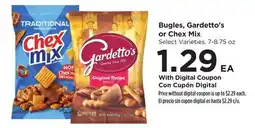 Food 4 Less Bugles, Gardetto's or Chex Mix offer