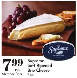 Pavilions Supreme Soft Ripened Brie Cheese offer