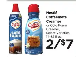 Food 4 Less Nestlé Coffeemate Creamer offer