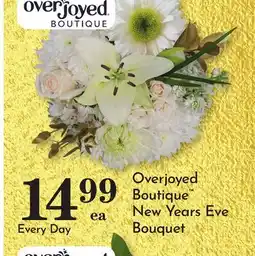 Pavilions Overjoyed Boutique New Years Eve Bouquet offer