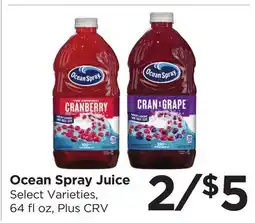 Food 4 Less Ocean Spray Juice offer