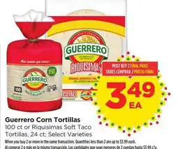 Food 4 Less Guerrero Corn Tortillas offer