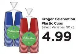 Food 4 Less Kroger Celebration Plastic Cups offer