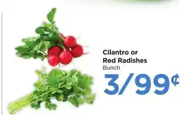 Food 4 Less Cilantro or Red Radishes offer