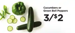 Food 4 Less Cucumbers or Green Bell Peppers offer