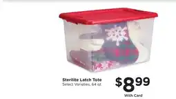 Ralphs Sterilite Latch Tote offer