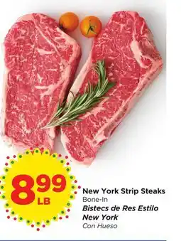 Food 4 Less New York Strip Steaks offer