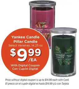 Ralphs Yankee Candle Pillar Candle offer