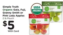 Ralphs Simple Truth Organic Gala, Fuji, Granny Smith or Pink Lady Apples offer