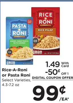 Ralphs Rice-A-Roni or Pasta Roni offer