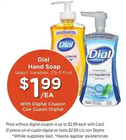 Ralphs Dial Hand Soap offer