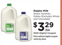 Ralphs Ralphs Milk offer