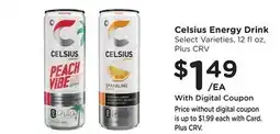 Ralphs Celsius Energy Drink offer