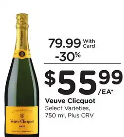 Ralphs Veuve Clicquot offer