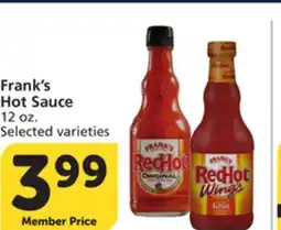 Vons Frank's Hot Sauce offer