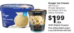 Ralphs Kroger Ice Cream offer