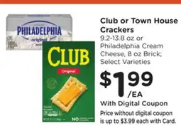 Ralphs Club or Town House Crackers offer