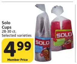 Vons Solo Cups offer