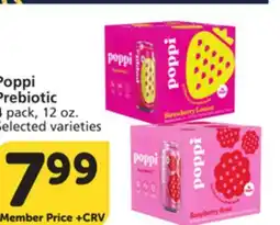 Vons Poppi Prebiotic offer
