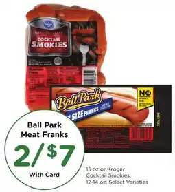 Ralphs Ball Park Meat Franks offer