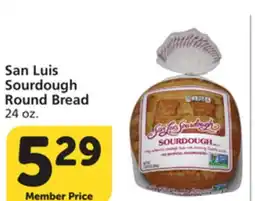 Vons San Luis Sourdough Round Bread offer