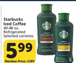 Vons Starbucks Iced Coffee offer