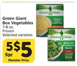 Vons Green Giant Box Vegetables offer
