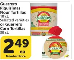 Vons Guerrero Riquisimas Flour Tortillas 10 ct. or Guerrero Corn Tortillas 30 ct offer