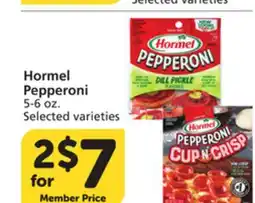 Vons Hormel Pepperoni offer