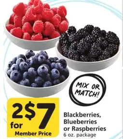 Vons Blackberries, Blueberries or Raspberries offer
