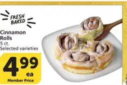 Vons Cinnamon Rolls offer